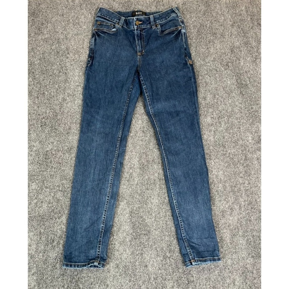 511 Tactical Women's Jeans Blue Defender Flex Slim Dark Wash Size 10 Regular